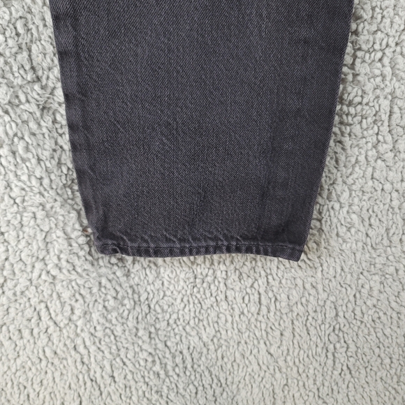 Madewell Jeans Womens 28* Black The Dad Jean Relaxed Baggy Straight Faded Denim - Picture 7 of 14